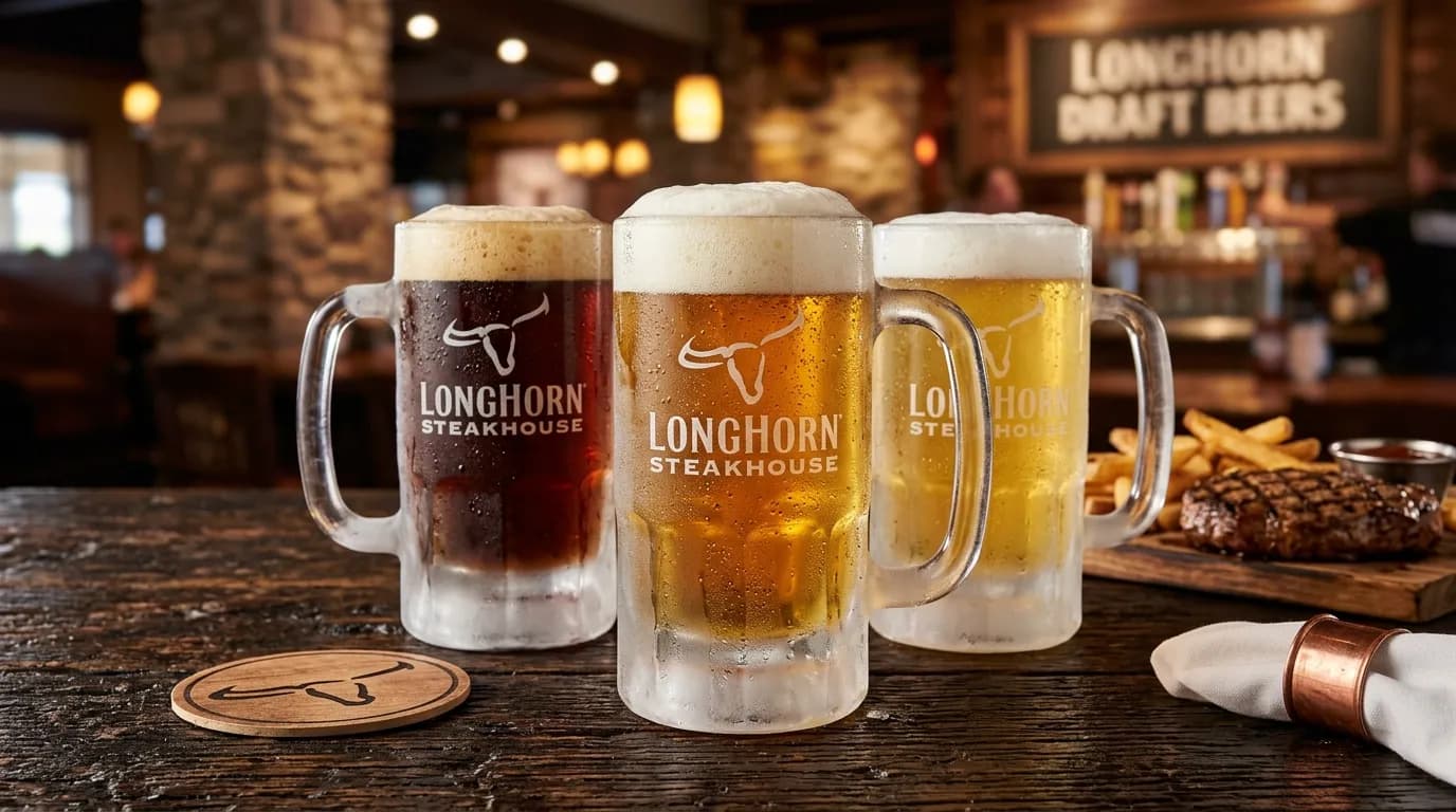 Ice Cold Draft Beers - Drinks at LongHorn Steakhouse