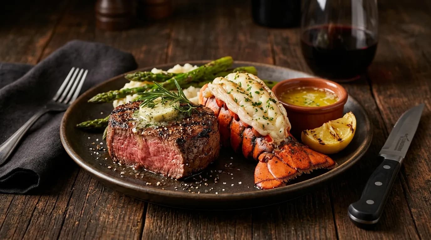 6 oz. Flo’s Filet®* with 4 oz. Lobster Tail - Grill Master Combos at LongHorn Steakhouse