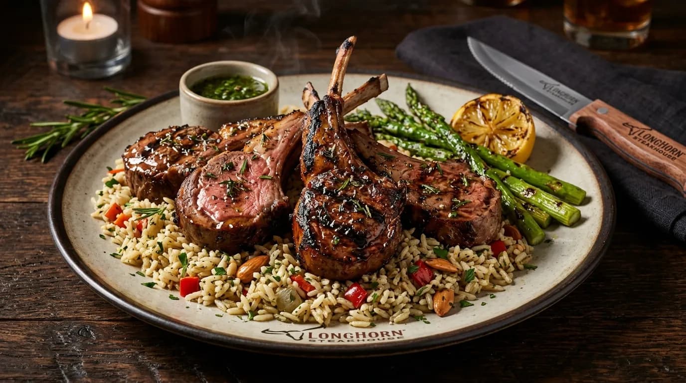 Grilled Lamb Chops* - Chicken, Seafood & More at LongHorn Steakhouse