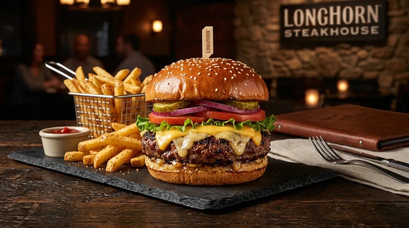 Longhorn Cheeseburger - Kids Meals at LongHorn Steakhouse