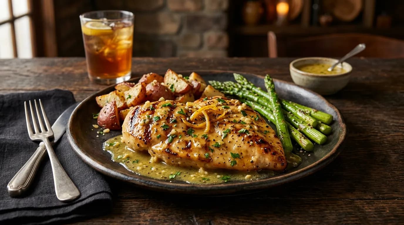 Lemon Garlic Chicken - Chicken, Seafood & More at LongHorn Steakhouse
