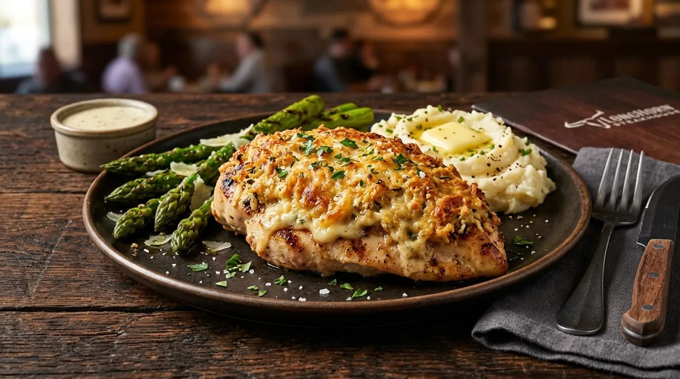 Parmesan Crusted Chicken - Parmesan Crusted Favorites at LongHorn Steakhouse
