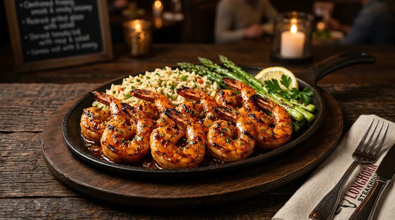 Redrock Grilled Shrimp - Chicken, Seafood & More at LongHorn Steakhouse