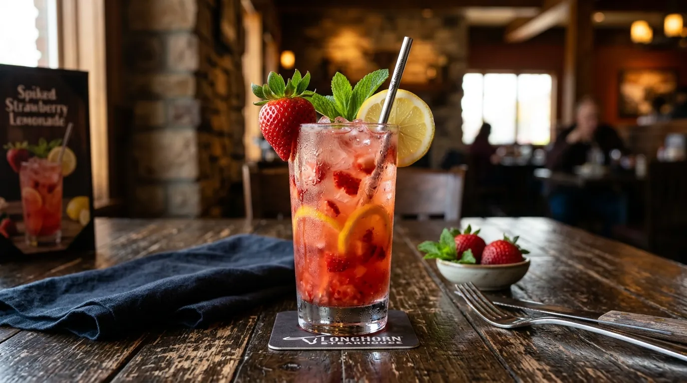 Spiked Strawberry Lemonade - Drinks at LongHorn Steakhouse