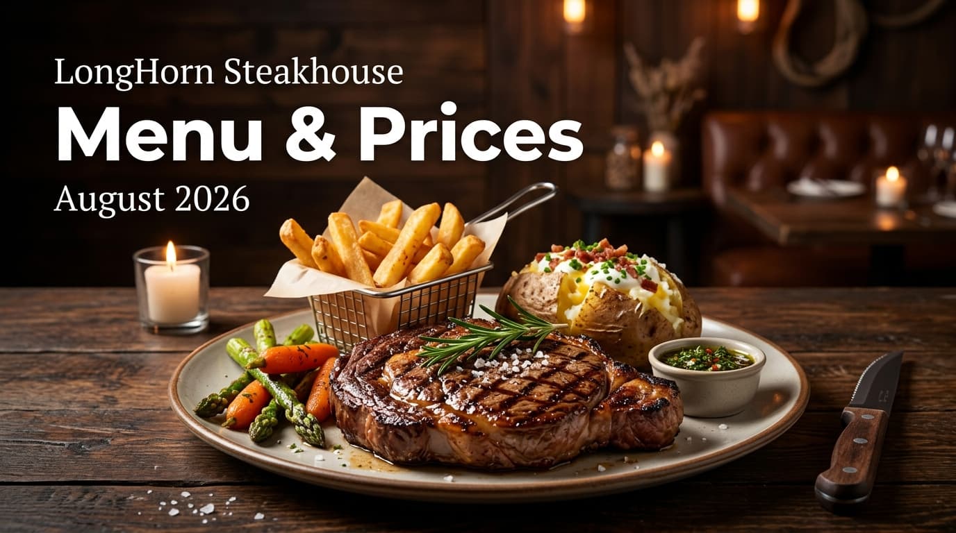 LongHorn Steak House Menu and Price – August 2026 Full Update LongHorn Steak House Menu and Price – August 2026 Full Update